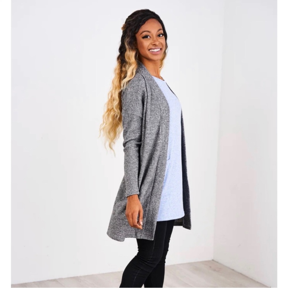 Latched Mama Ribbed Plush Nursing Cardigan